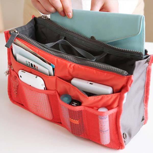 2 Piezas de Organizador de Bolsos con Múltiples Compartimentos - ¡Perfecto para quienes les gusta cambiar de bolso a diario!